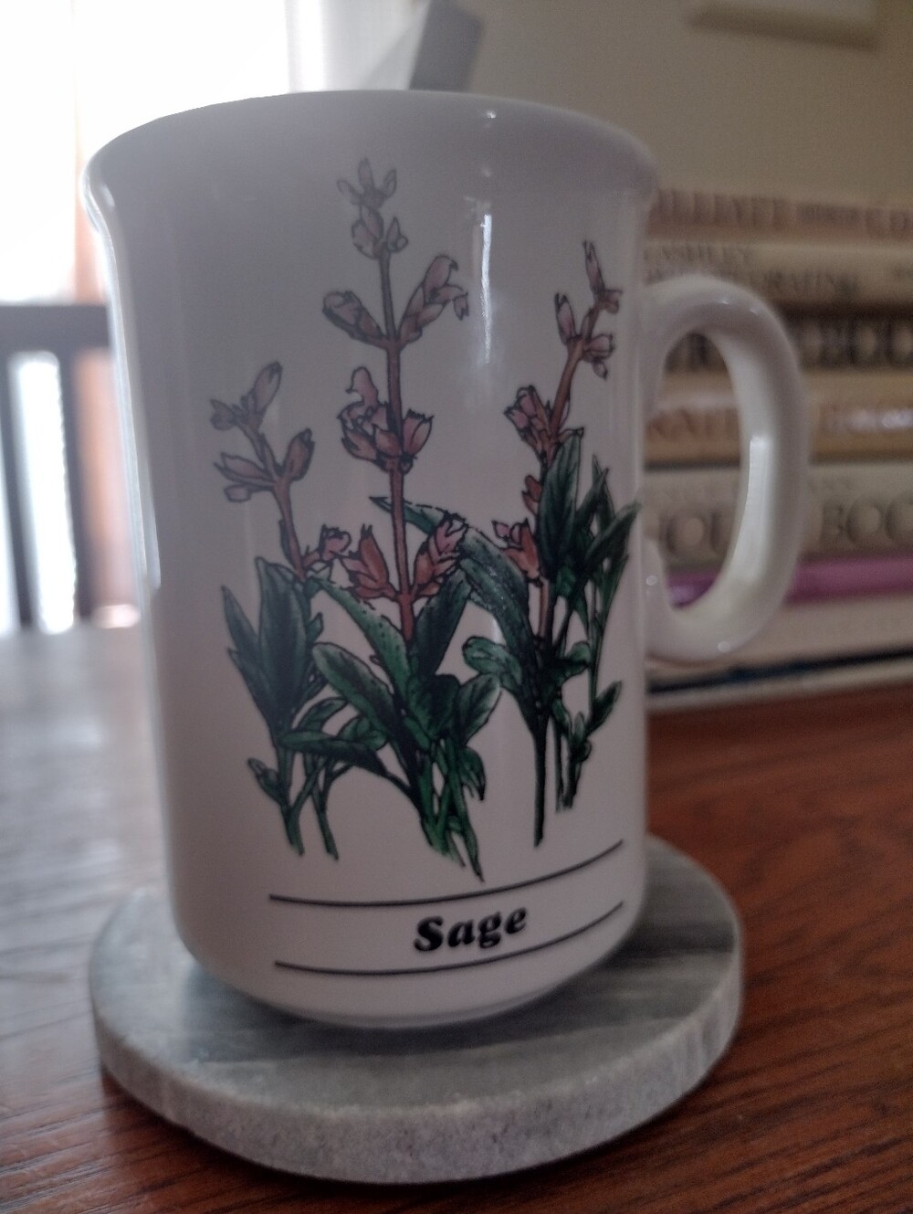 Cottagecore Vintage Bloom-Rite Sage Mug 1992